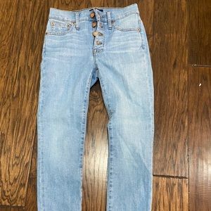 J.CREW light blue wash super skinny jeans